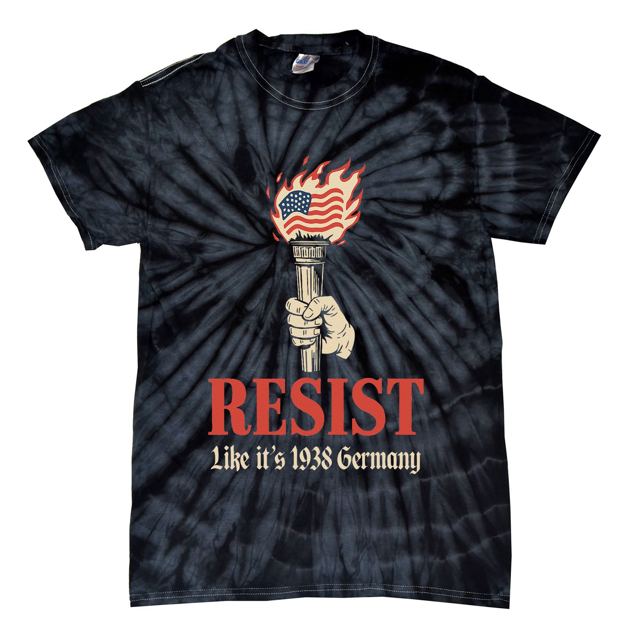 Resist Like Its 1938 Germany Tie-Dye T-Shirt