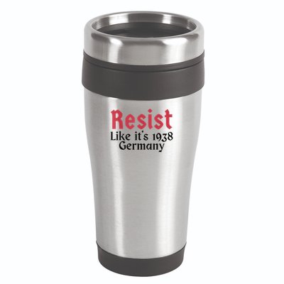 Resist Like It's 1938 Germany 16oz Travel Tumbler