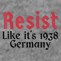 Resist Like It's 1938 Germany Hooded Wearable Blanket
