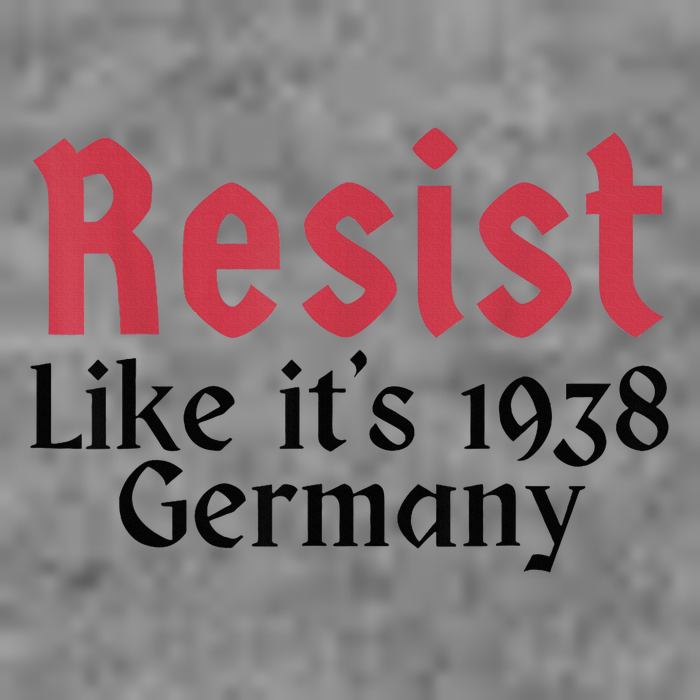 Resist Like It's 1938 Germany Hooded Wearable Blanket