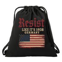 Resist Like Its 1938 Germany Drawstring Bag