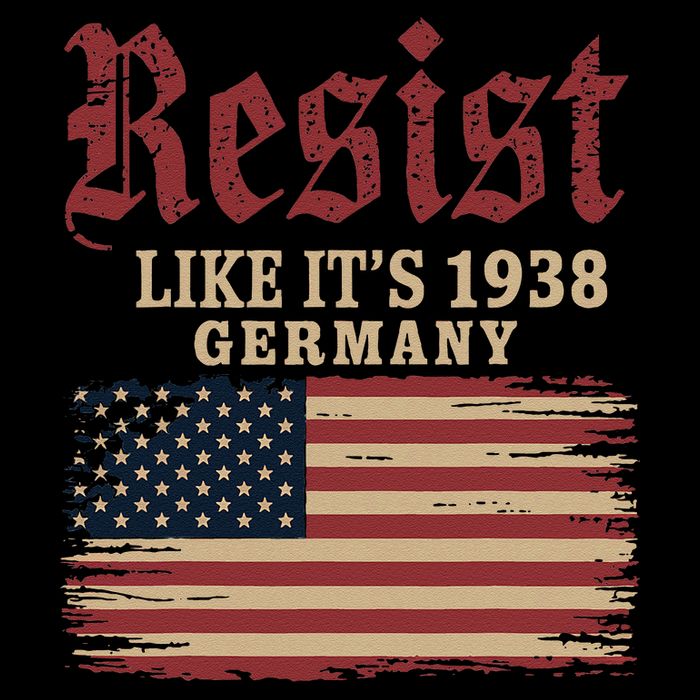 Resist Like Its 1938 Germany Cropped Pullover Crew