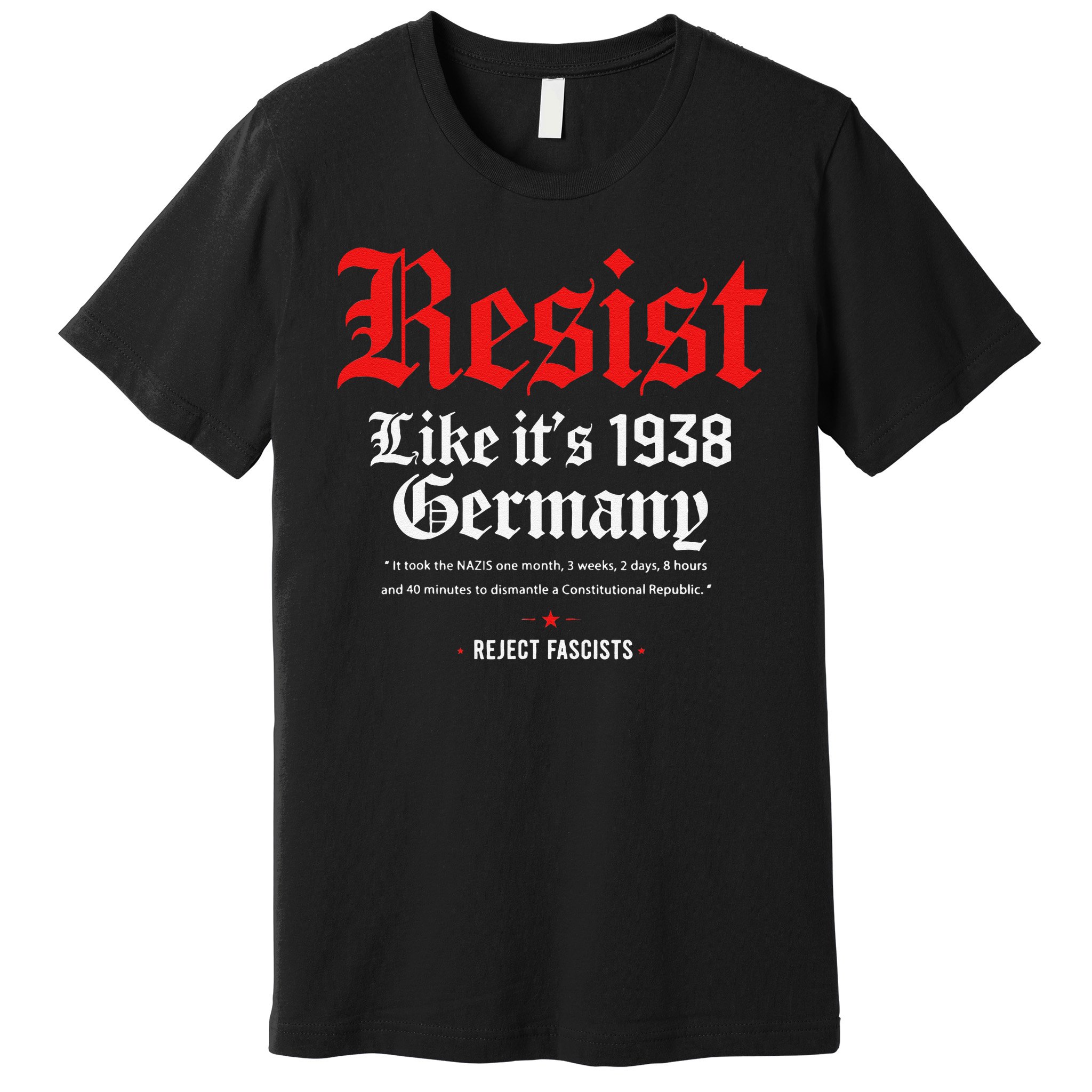 Resist Like Its 1938 GermanyStrong WomenWomen Empowerment Premium T-Shirt