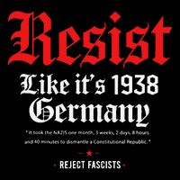 Resist Like Its 1938 GermanyStrong WomenWomen Empowerment Womens Tank Top