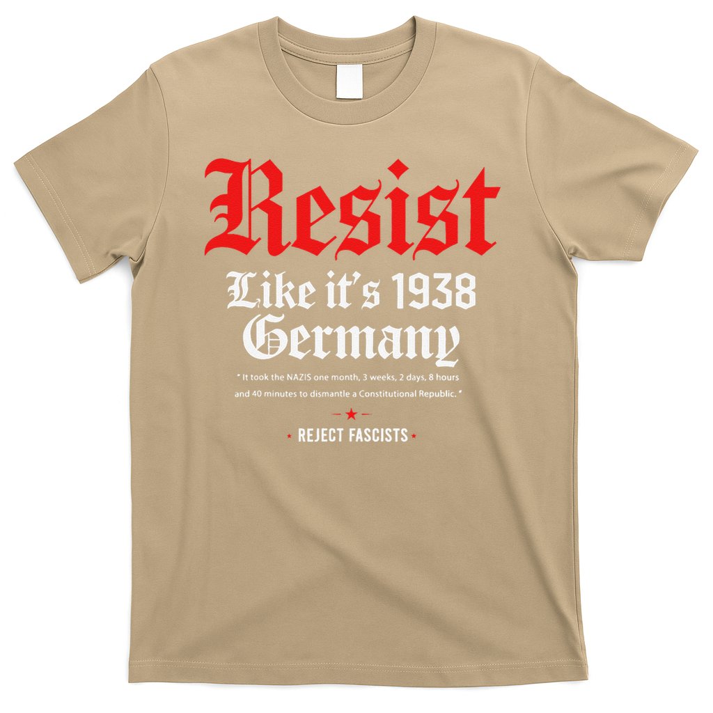 Resist Like Its 1938 GermanyStrong WomenWomen Empowerment T-Shirt