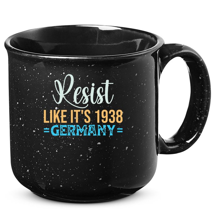 Resist Like Its 1938 Germany 15oz Campfire Ceramic Mug