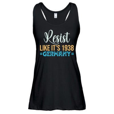 Resist Like Its 1938 Germany Ladies Essential Flowy Tank