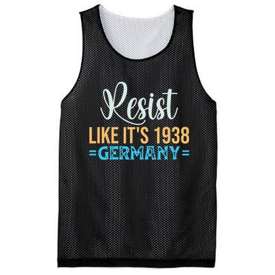 Resist Like Its 1938 Germany Mesh Reversible Basketball Jersey Tank