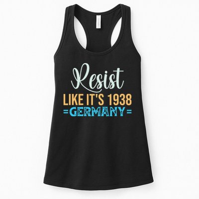 Resist Like Its 1938 Germany Womens Tank Top