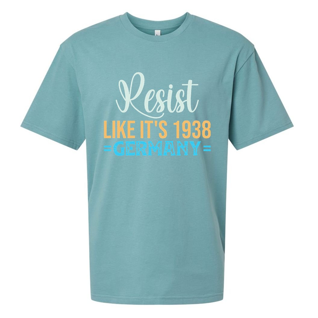 Resist Like Its 1938 Germany Sueded Cloud Jersey T-Shirt