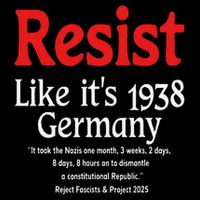 Resist Like Its 1938 Germany 16 in Basic Backpack