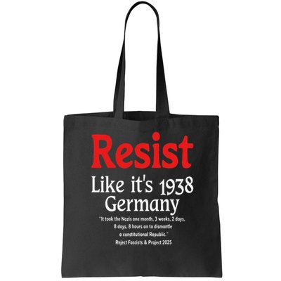 Resist Like Its 1938 Germany Bag