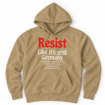 Resist Like Its 1938 Germany Hoodie