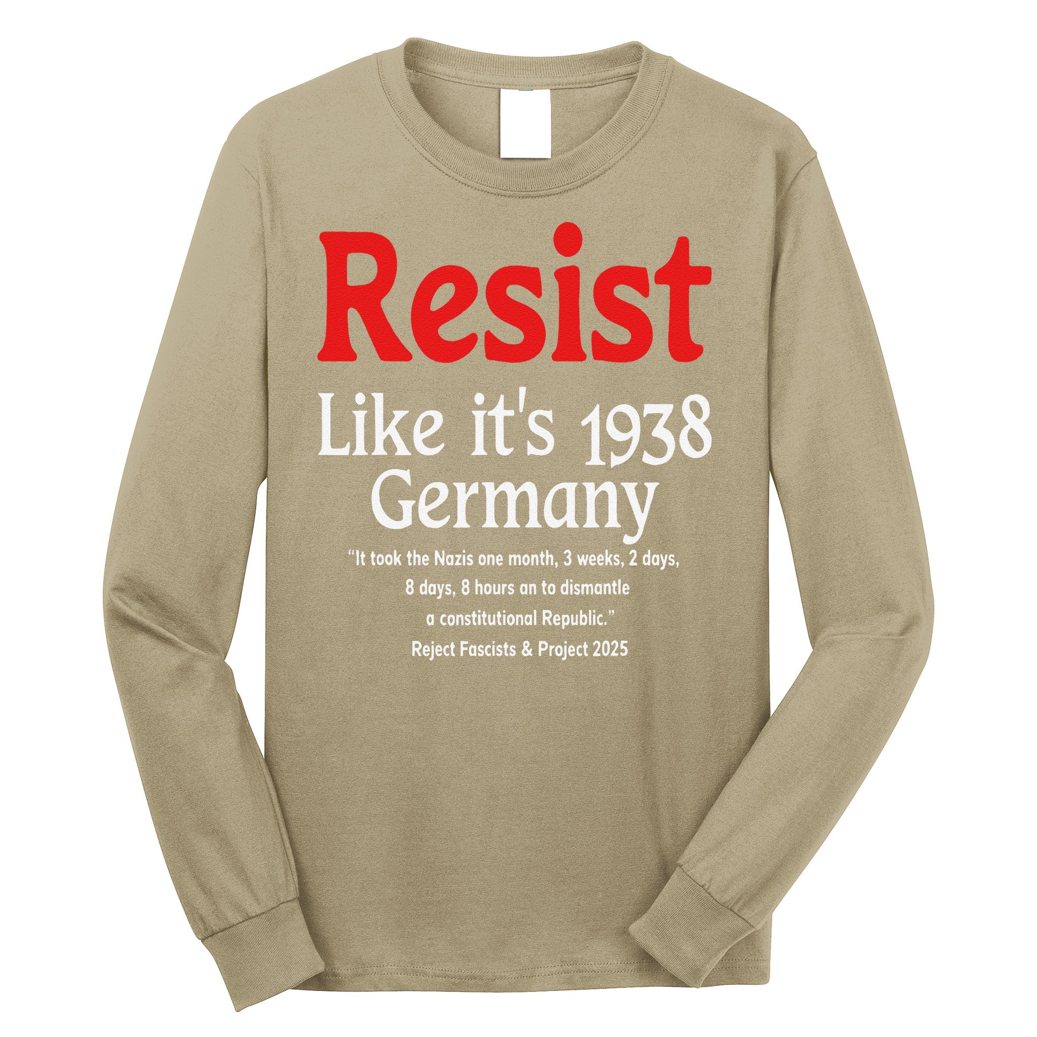Resist Like Its 1938 Germany Long Sleeve Shirt