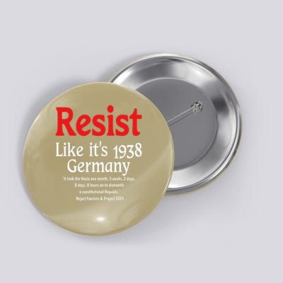 Resist Like Its 1938 Germany Button