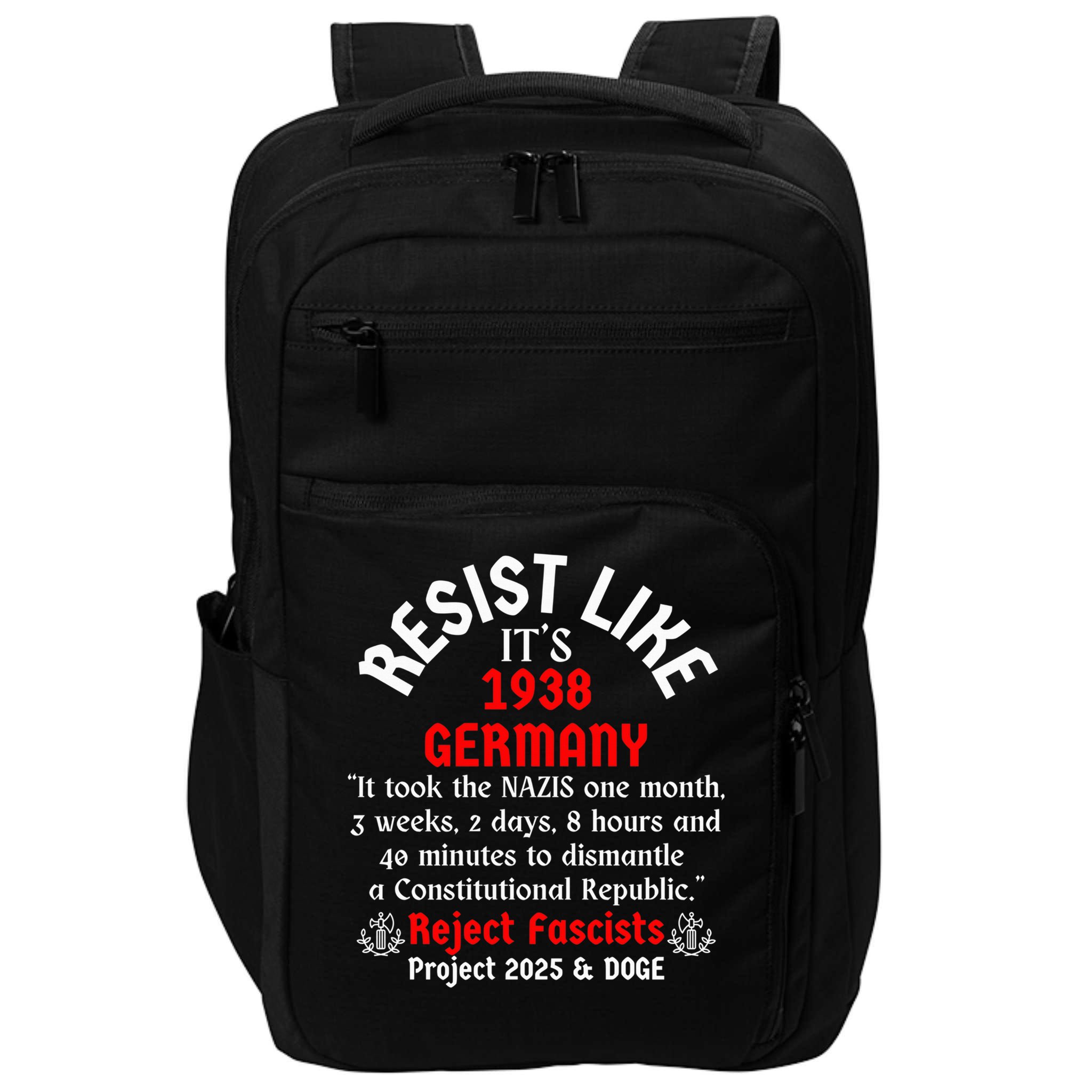 Resist Like It'S 1938 Germany Impact Tech Backpack