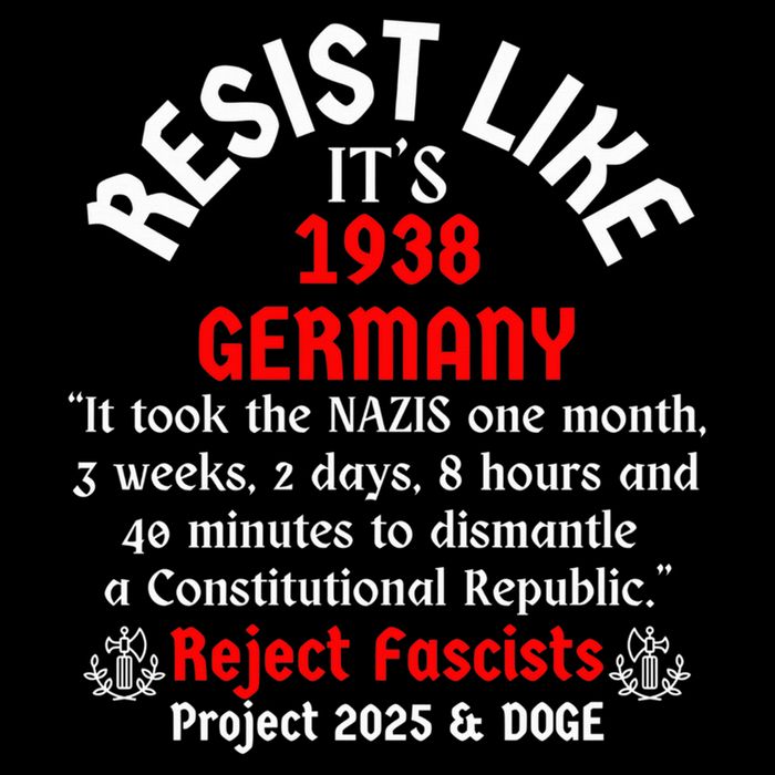 Resist Like It'S 1938 Germany Cropped Pullover Crew