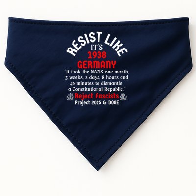 Resist Like It'S 1938 Germany USA-Made Doggie Bandana