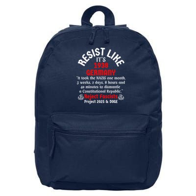 Resist Like It'S 1938 Germany 16 in Basic Backpack