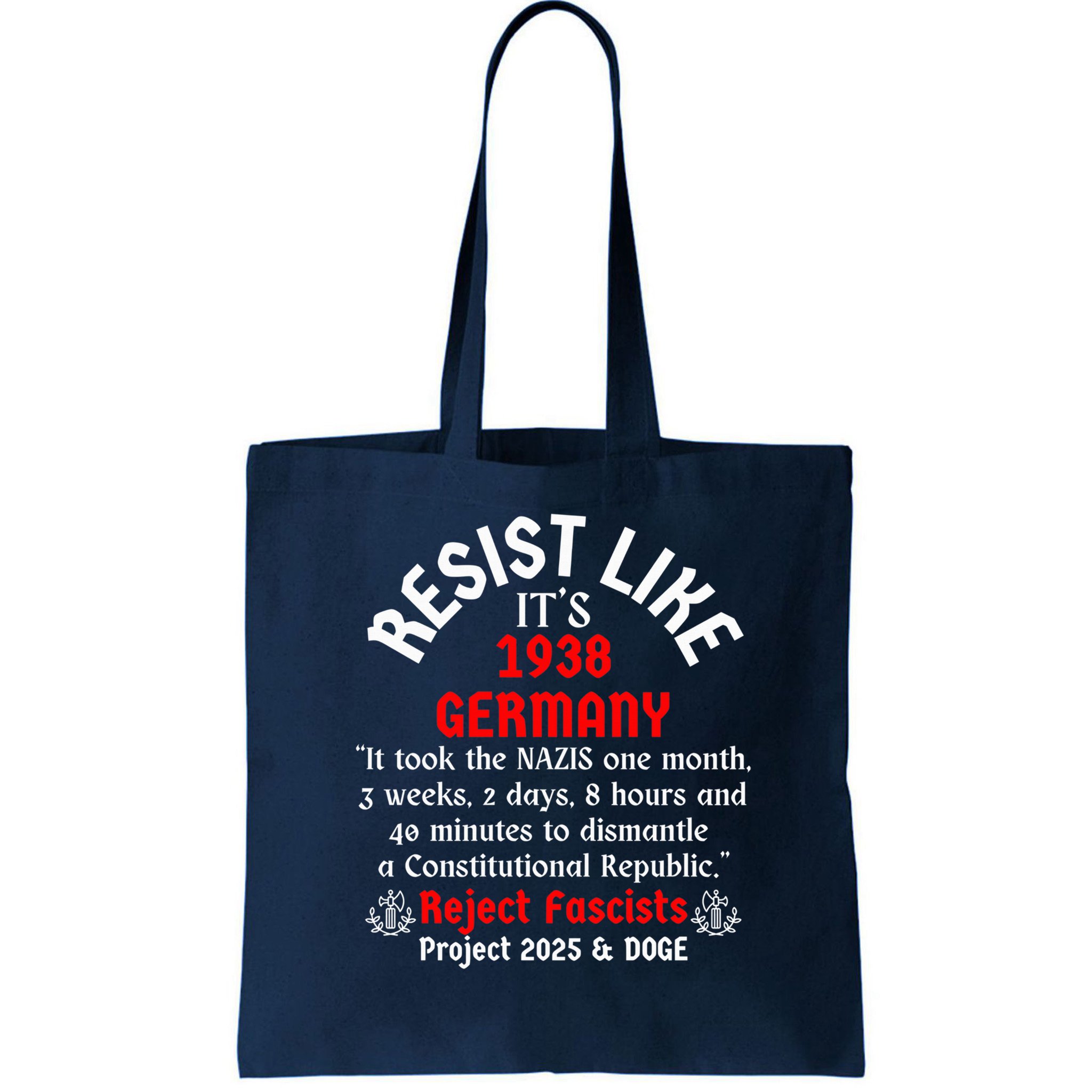 Resist Like It'S 1938 Germany Bag