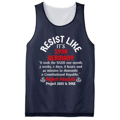 Resist Like It'S 1938 Germany Mesh Reversible Basketball Jersey Tank