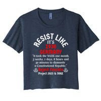 Resist Like It'S 1938 Germany Women's Crop Top Tee