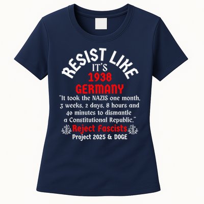 Resist Like It'S 1938 Germany Womens T-Shirt