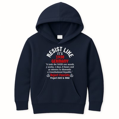 Resist Like It'S 1938 Germany Kids Hoodie