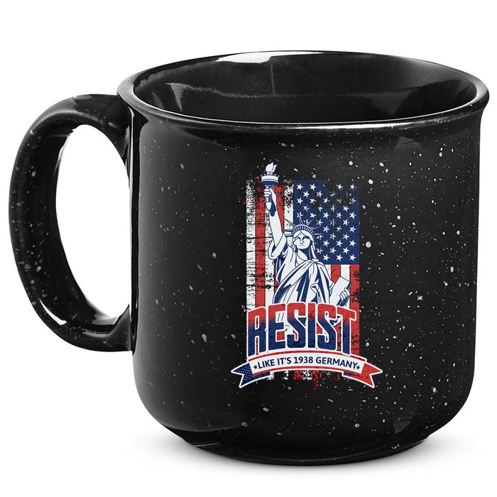 Resist Like It'S 1938 Germany Political Protest Project 2025 15oz Campfire Ceramic Mug