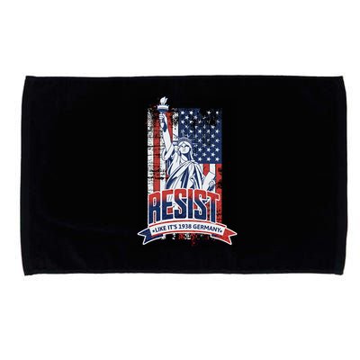 Resist Like It'S 1938 Germany Political Protest Project 2025 Microfiber Hand Towel