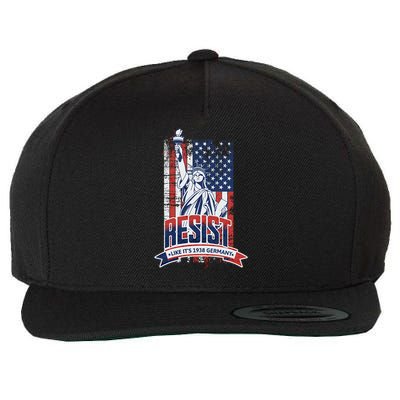 Resist Like It'S 1938 Germany Political Protest Project 2025 Wool Snapback Cap