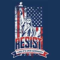 Resist Like It'S 1938 Germany Political Protest Project 2025 Drawstring Bag