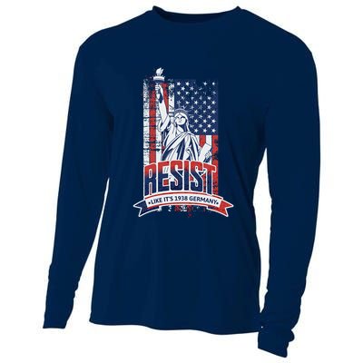Resist Like It'S 1938 Germany Political Protest Project 2025 Cooling Performance Long Sleeve Crew