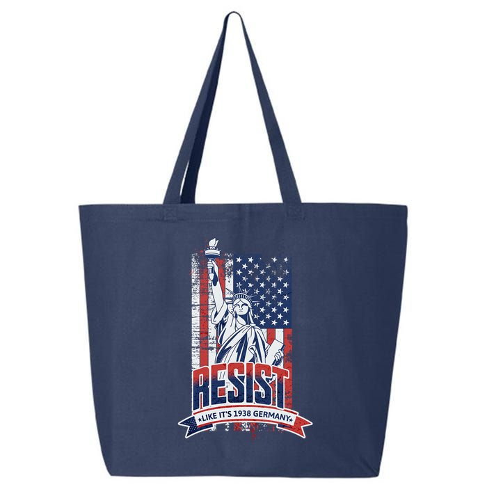 Resist Like It'S 1938 Germany Political Protest Project 2025 25L Jumbo Tote