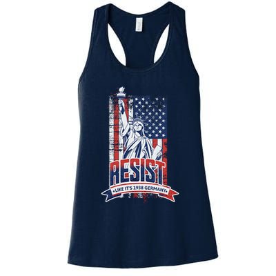 Resist Like It'S 1938 Germany Political Protest Project 2025 Womens Tank Top