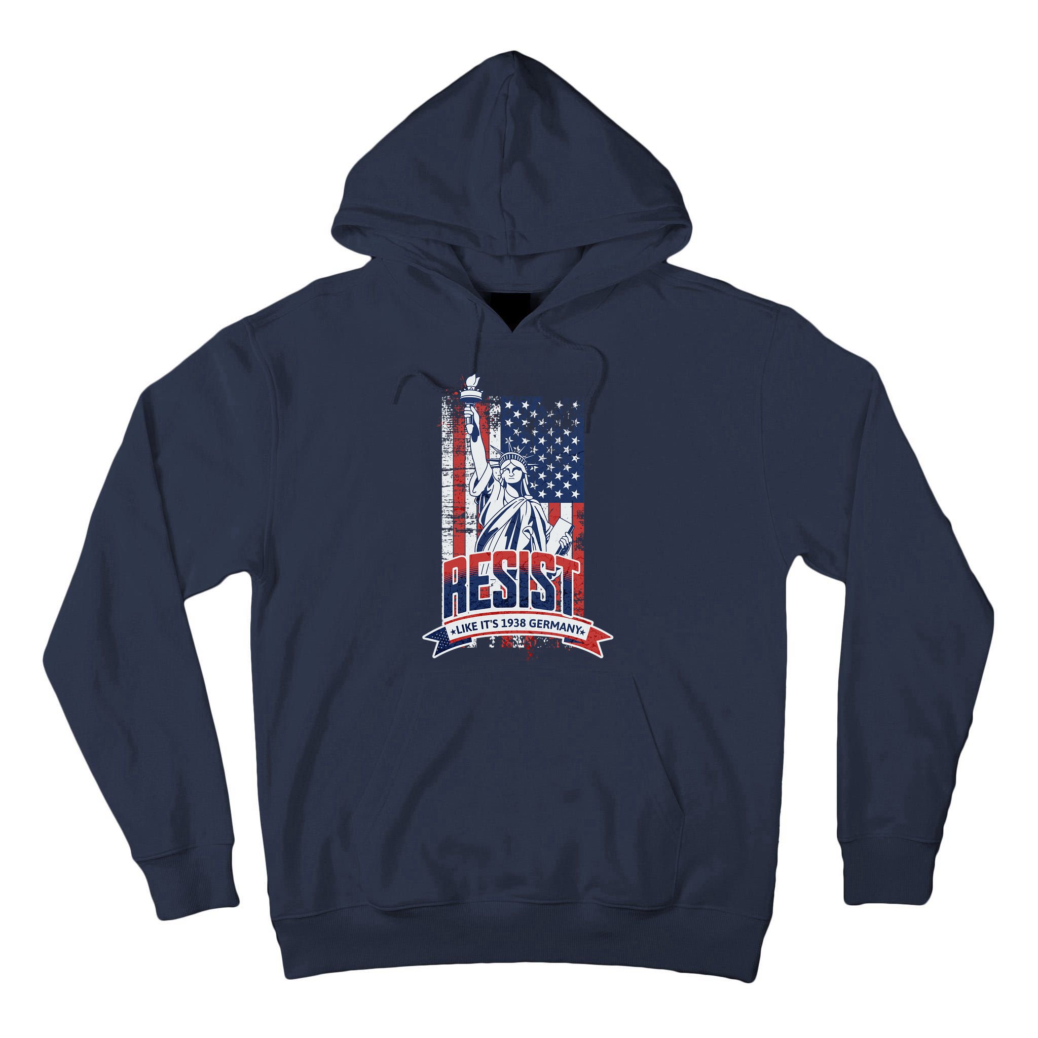 Resist Like It'S 1938 Germany Political Protest Project 2025 Tall Hoodie