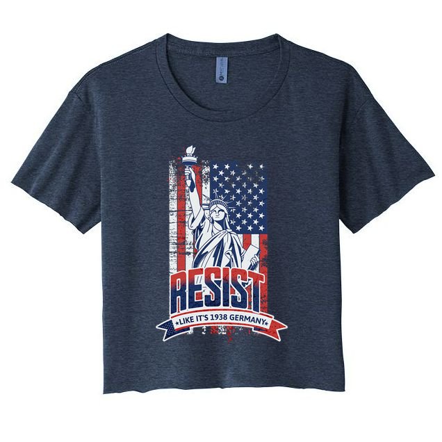 Resist Like It'S 1938 Germany Political Protest Project 2025 Crop Top