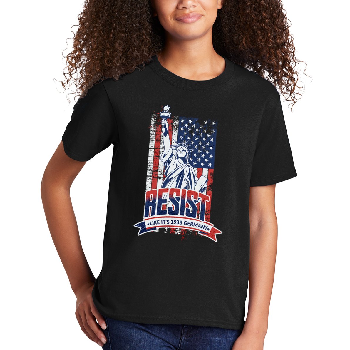 Resist Like It'S 1938 Germany Political Protest Project 2025 Kids T-Shirt