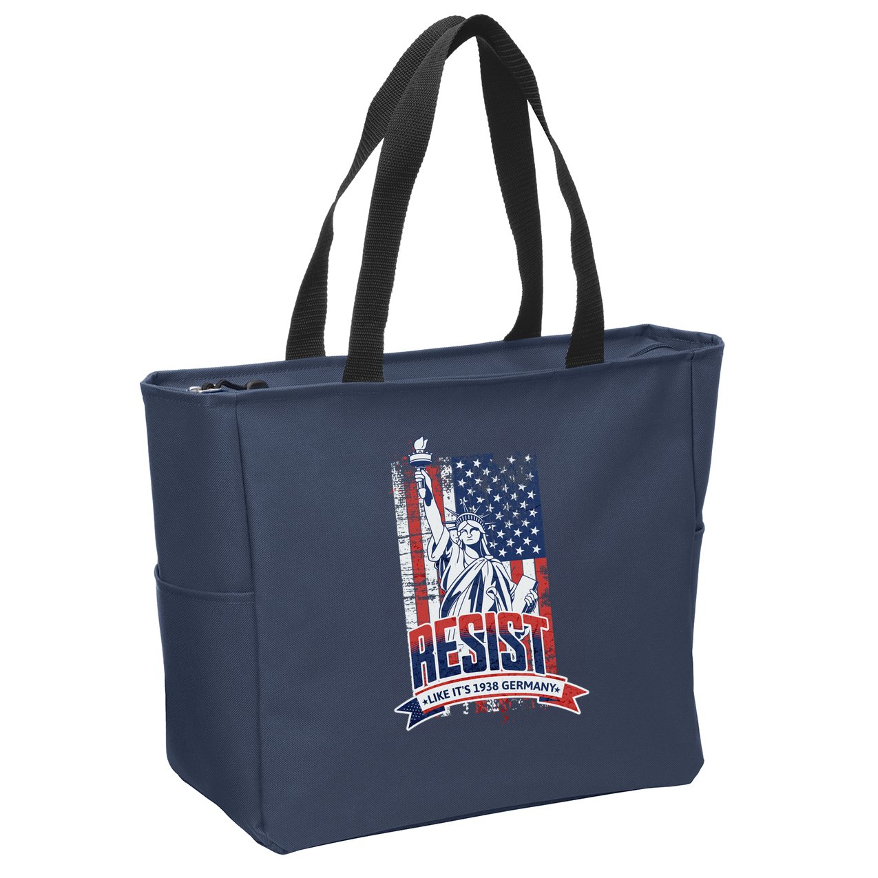Resist Like It'S 1938 Germany Political Protest Project 2025 Zip Tote Bag