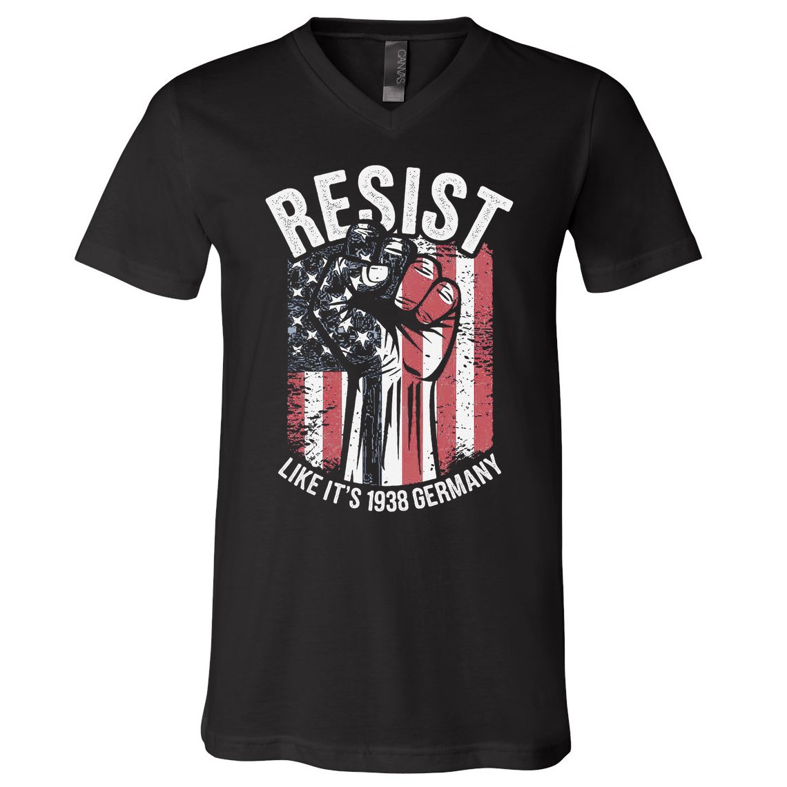 Resist Like Its 1938 Germany V-Neck T-Shirt