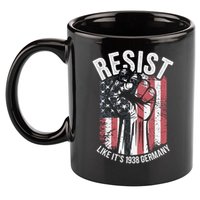 Resist Like Its 1938 Germany 11oz C Handle Ceramic Mug