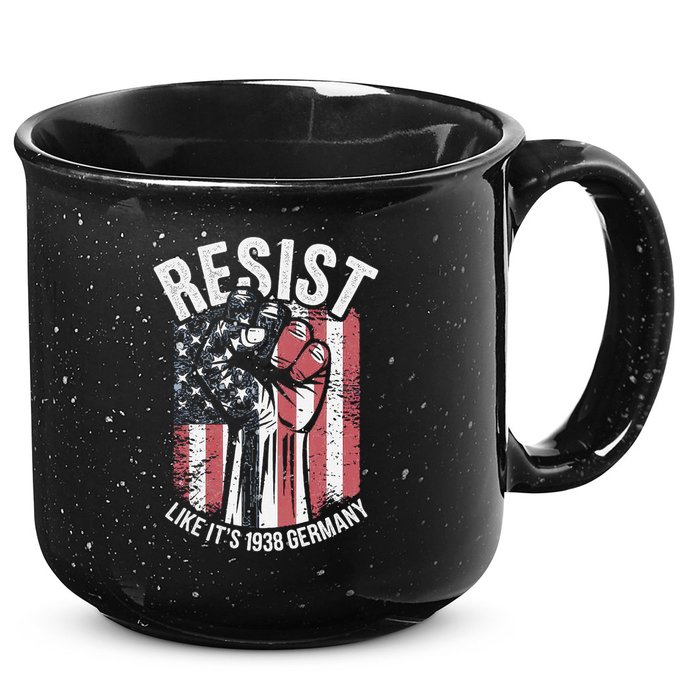 Resist Like Its 1938 Germany 15oz Campfire Ceramic Mug