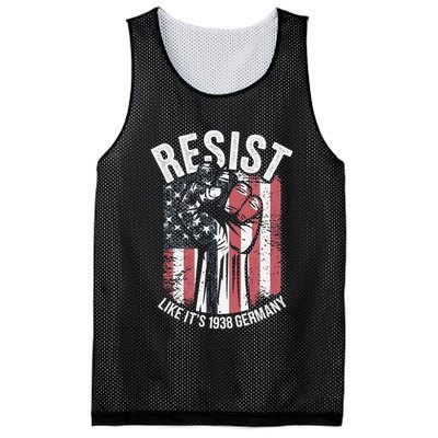 Resist Like Its 1938 Germany Mesh Reversible Basketball Jersey Tank