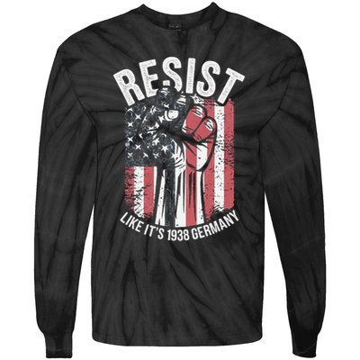 Resist Like Its 1938 Germany Tie-Dye Long Sleeve Shirt