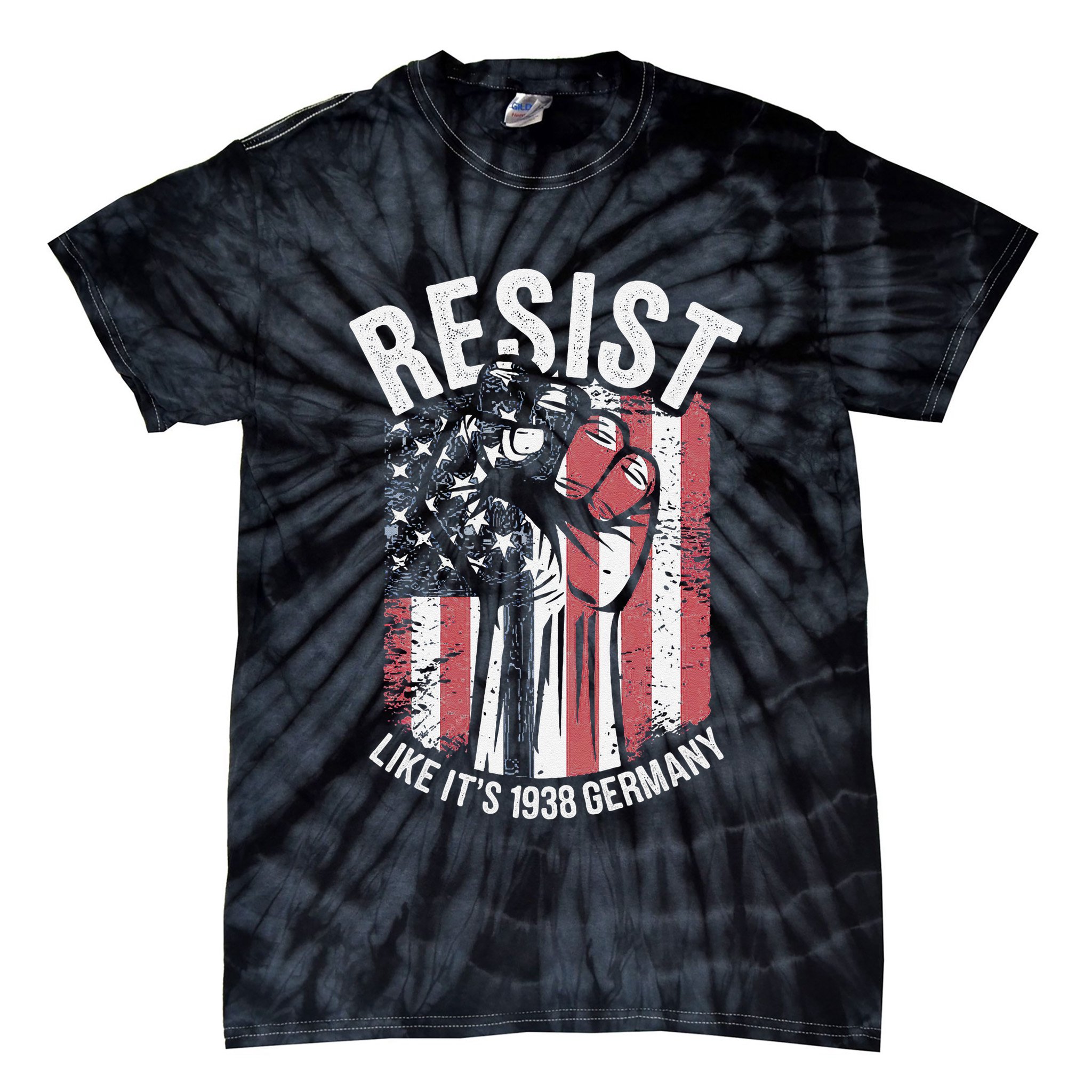 Resist Like Its 1938 Germany Tie-Dye T-Shirt