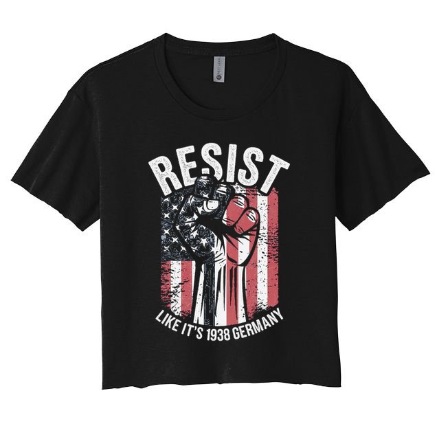 Resist Like Its 1938 Germany Crop Top