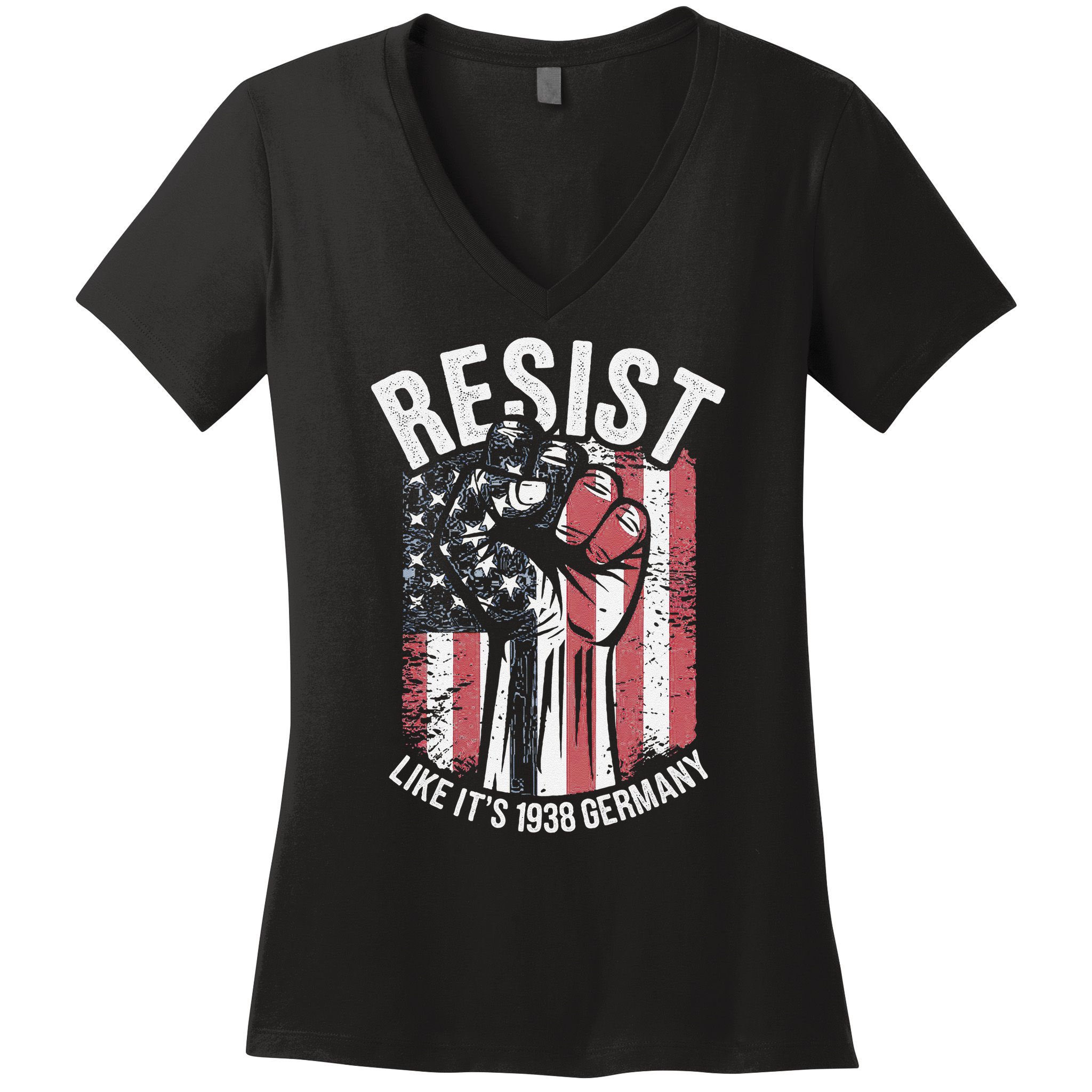Resist Like Its 1938 Germany Women's V-Neck T-Shirt