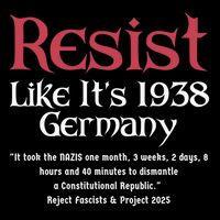 Resist Like It'S 1938 Germany Retro Mug