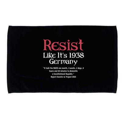 Resist Like It'S 1938 Germany Retro Microfiber Hand Towel