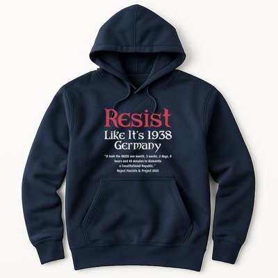 Resist Like It'S 1938 Germany Retro Hoodie
